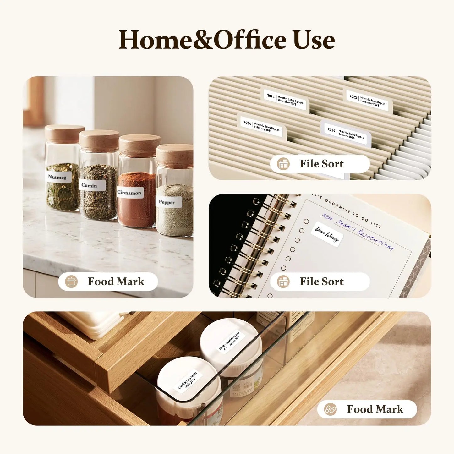 Niimbot 300 DPI High Definition Label Printer Upgraded D11 Wireless Thermal Label Maker Self-Adhesive Labeling Machine