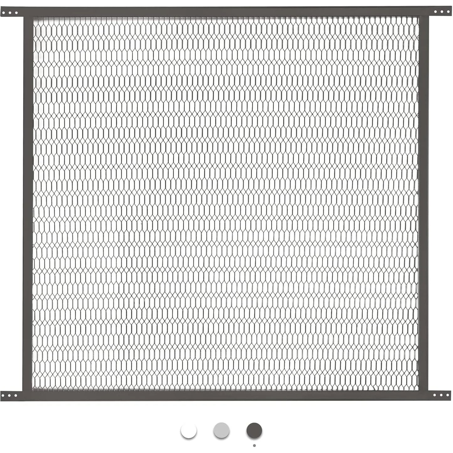 Steel Pet Grille Screen Door Protector for Dogs Pets Cats Scratch Protector Replacement Screen Door Guard Pet Proof (Bronze ）