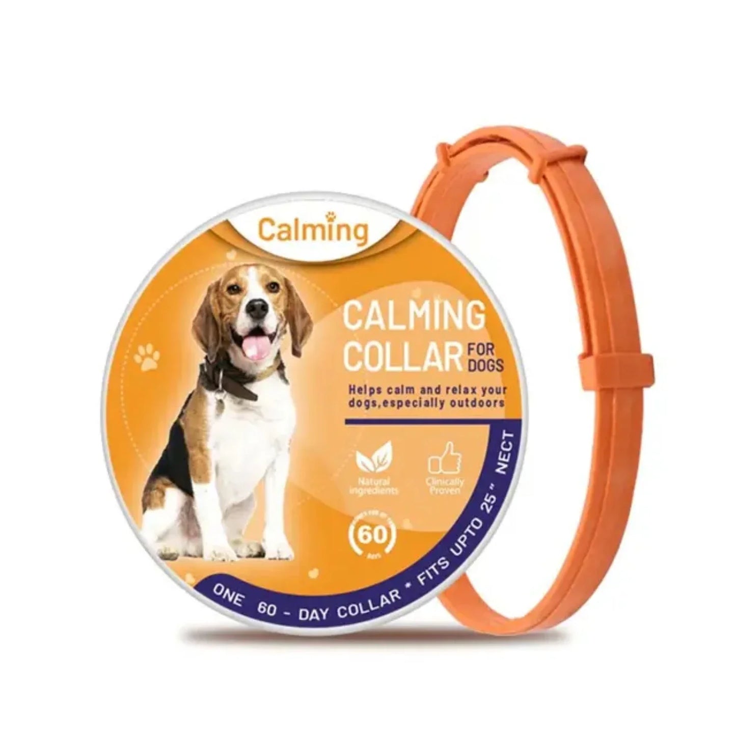 Pet Calming Collar Anxiety Relief Stress Reduction Pacify Soothing TPR Adjustable Waterproof Dog Cat Necklace Pet Supply