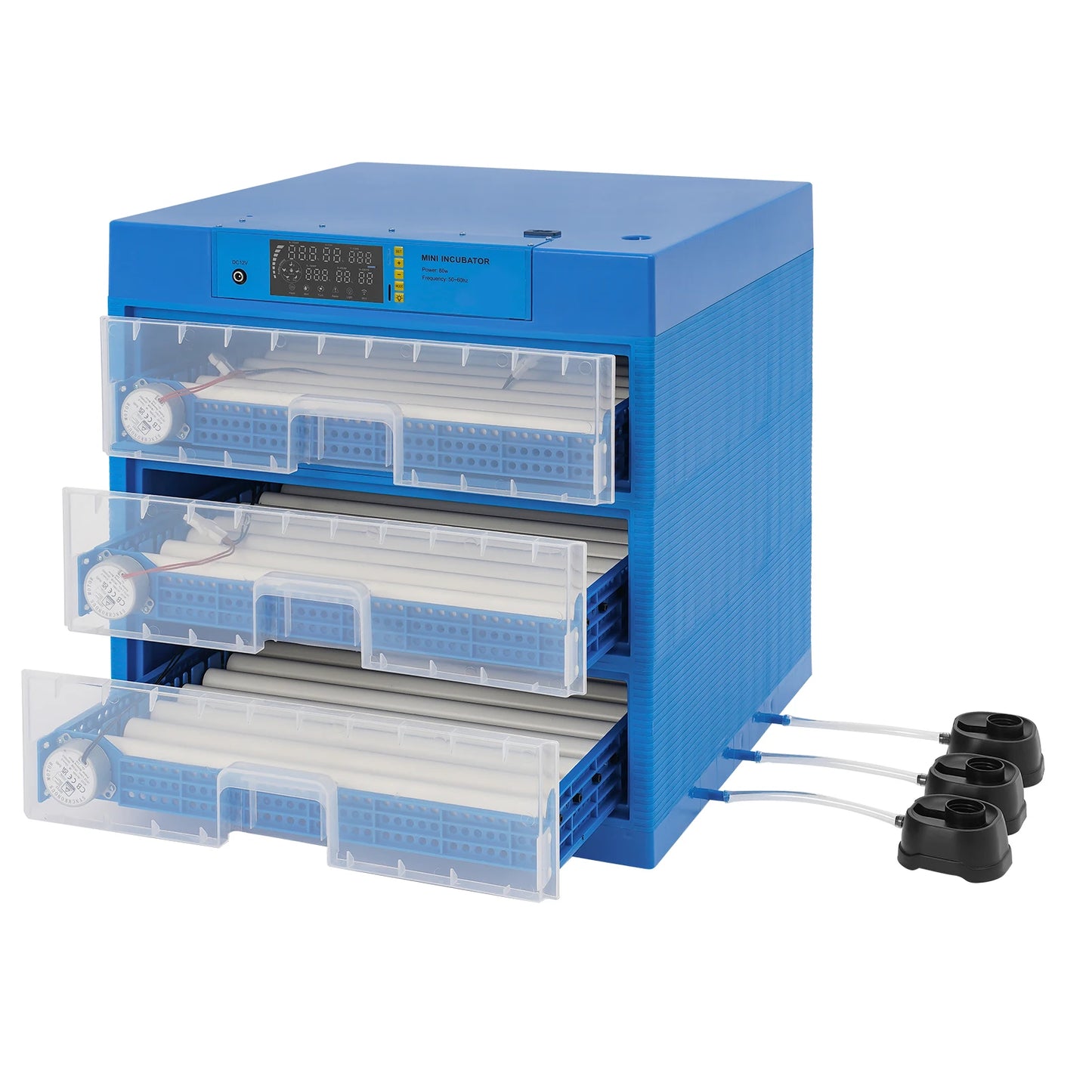 192-Egg Incubator with Automatic Egg Turning and Humidity Contro| Battery Operated and Electric Hatching Machine