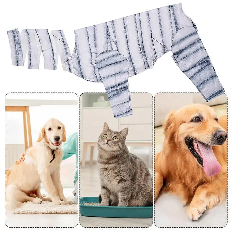 Dog Halloween Costumes Mummy Skeleton Halloween Costume Pet Cosplay Costume Funny Halloween Cat Clothes Reusable Dog Halloween