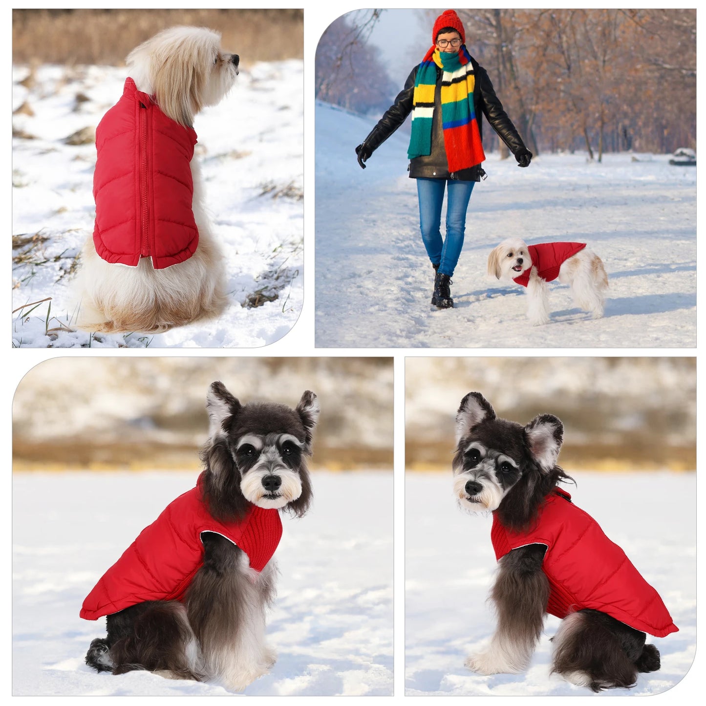 Pet Knitted Leisure Dog Clothes Autumn Winter Warm Vest Jacket With Zipper For Samll Medium Dog Chihuahua French Bulldog Coats