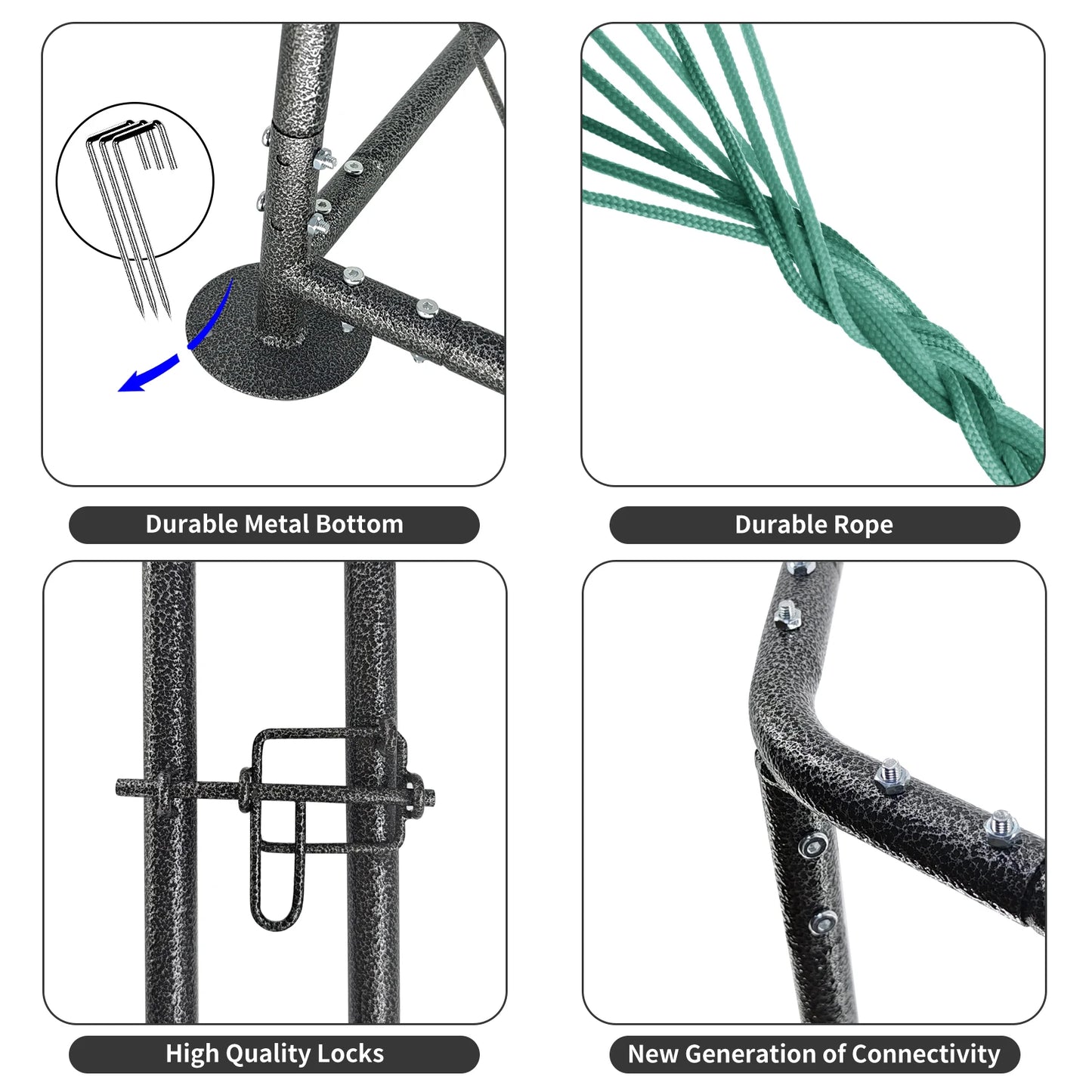 Large Outdoor Upgrade Metal Chicken Coop Walk-in Poultry Run Pen Cage Pet Duck Hen House with Nylon Netting and Cover for Yards