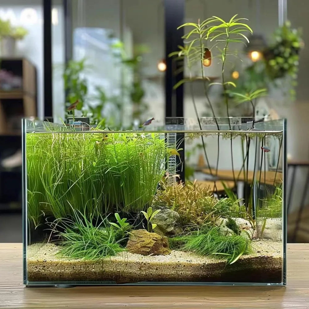 3 Gallon Glass Aquarium for Betta Goldfish Snails Shrimp