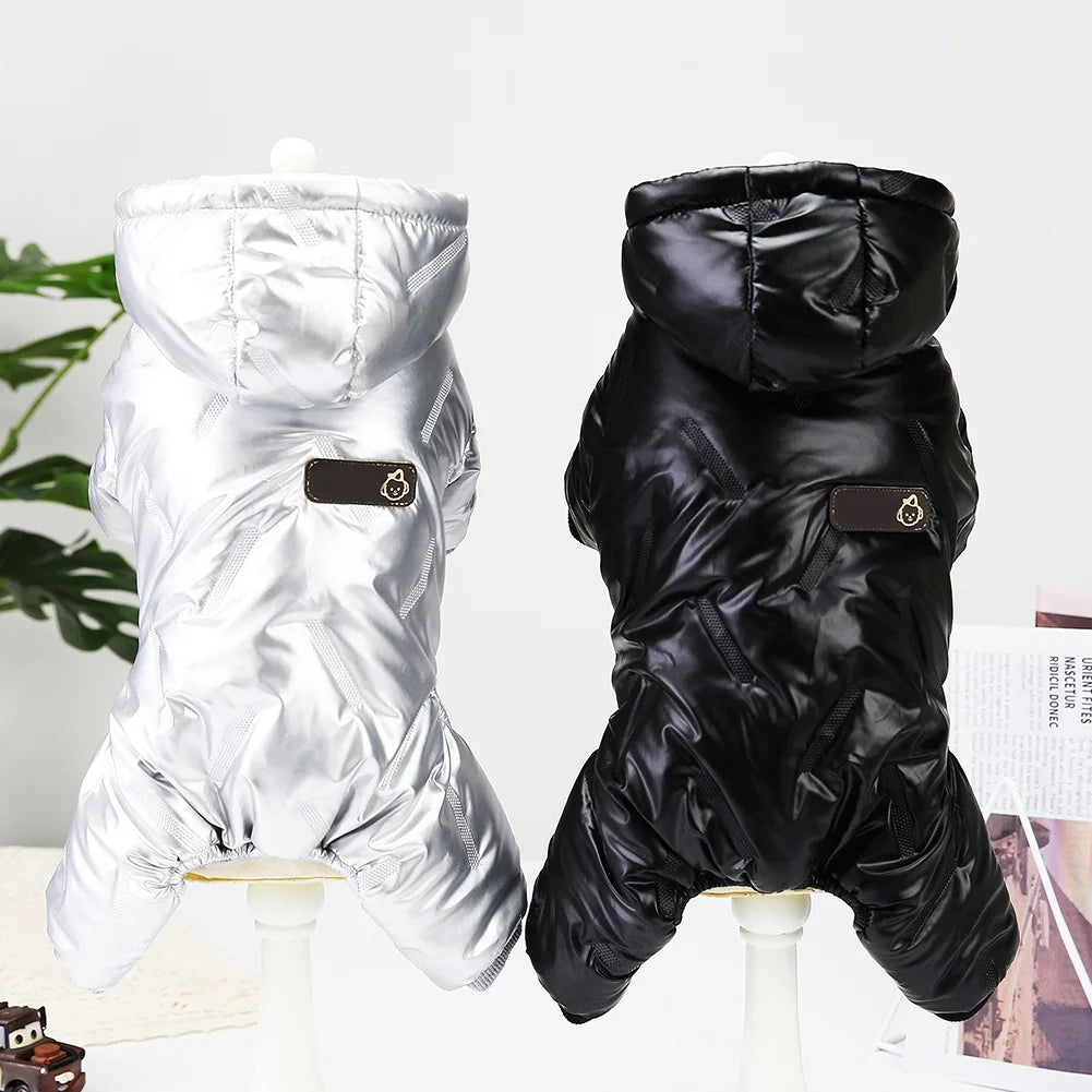 Winter Pet Dog Clothes Waterproof Warm Dog Jumpsuit for Small Dogs Chihuahua Puppy Down Coat Jacket French Bulldog Pet Outfits