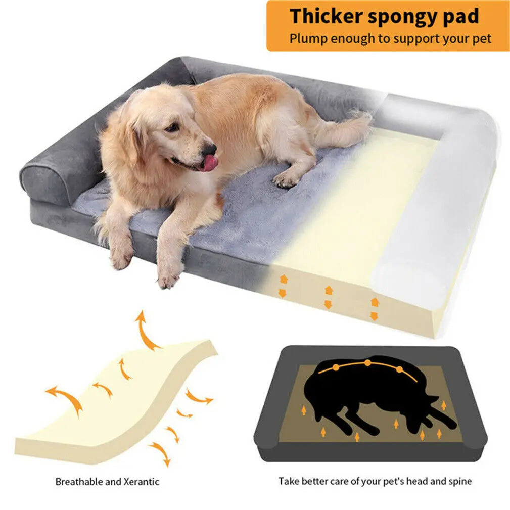 Extra Large Orthopedic Dog Bed With Removable Washable Cover