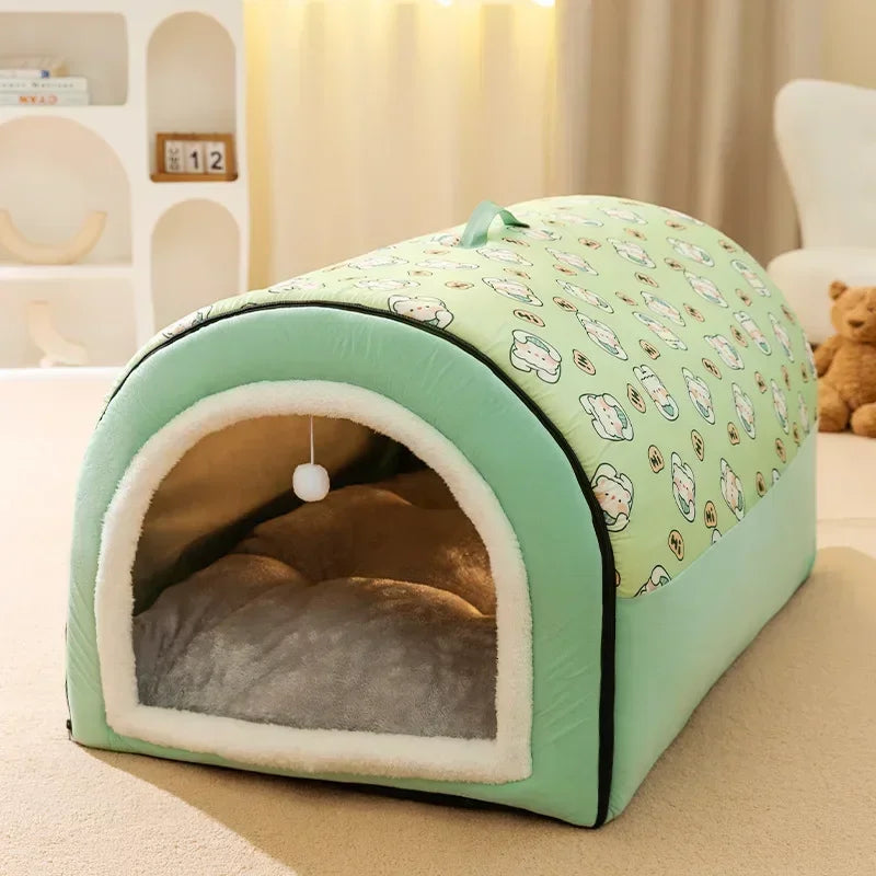 Removable Pet Dog Bed Cozy Pet Nest for Small Medium Dogs Cats Winter Warm Dog Sleeping Bed Comfortable Pet House Pet Supplies