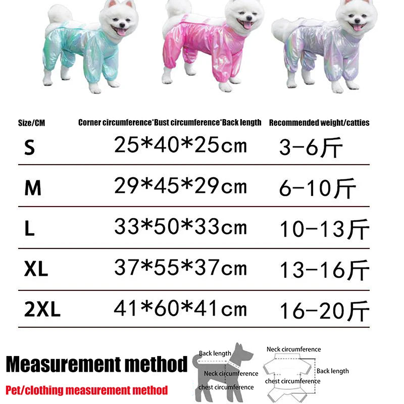 Waterproof Pet Pants With Foot Cover Dog Trousers Safety Dog Leggings Foot Protector For Small Dog Outdoor Activity Dog Clothes