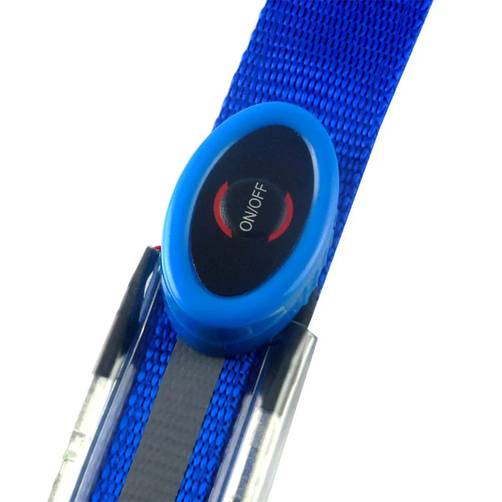 ZK30 LED Horse Breastplate Collar High Visibility Tack For Horseback Riding Adjustable Safety Gear