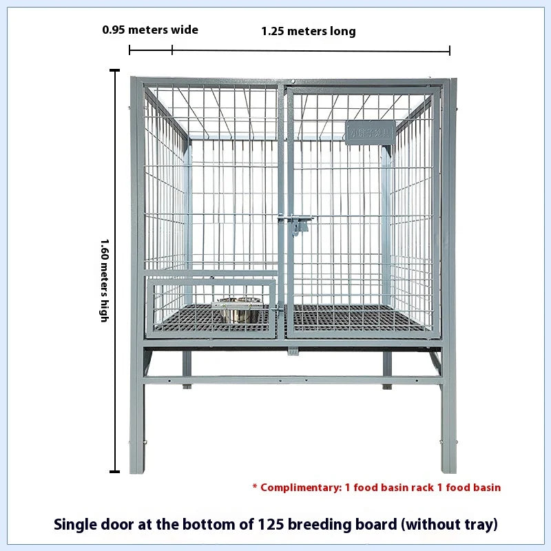 Bold Outdoor Pet Kennel for Medium Large Extra Large Dogs Including German Shepherds with Animal Pattern Tray