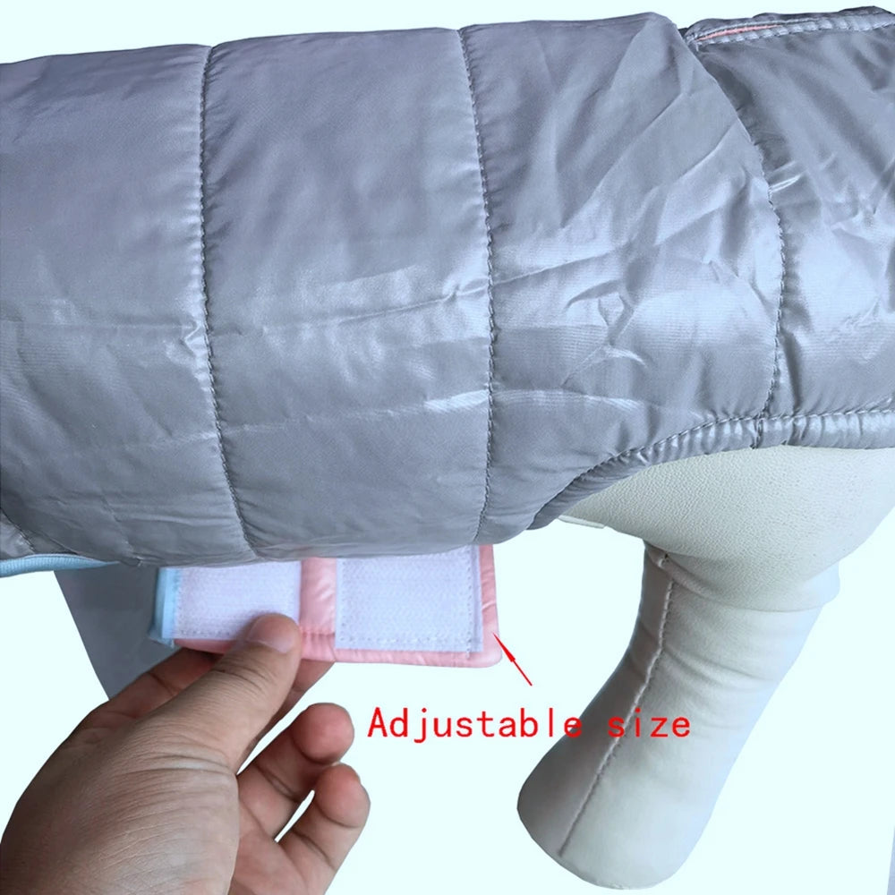 Reversible Dog Coat Double Side Wear Dog Vest Jacket Waterproof Winter Dog Coat Cold Weather Pet Outfit for Small Medium Dogs