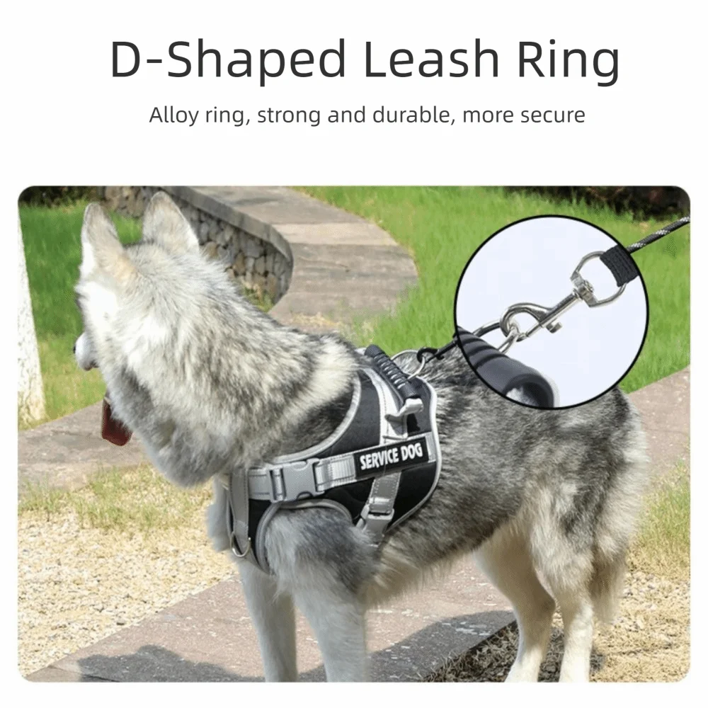 Chest Collars Adjustable Dog Harness Reflective Leash Set Reflective Vest Harness Adjustable Harness Outdoor Walking